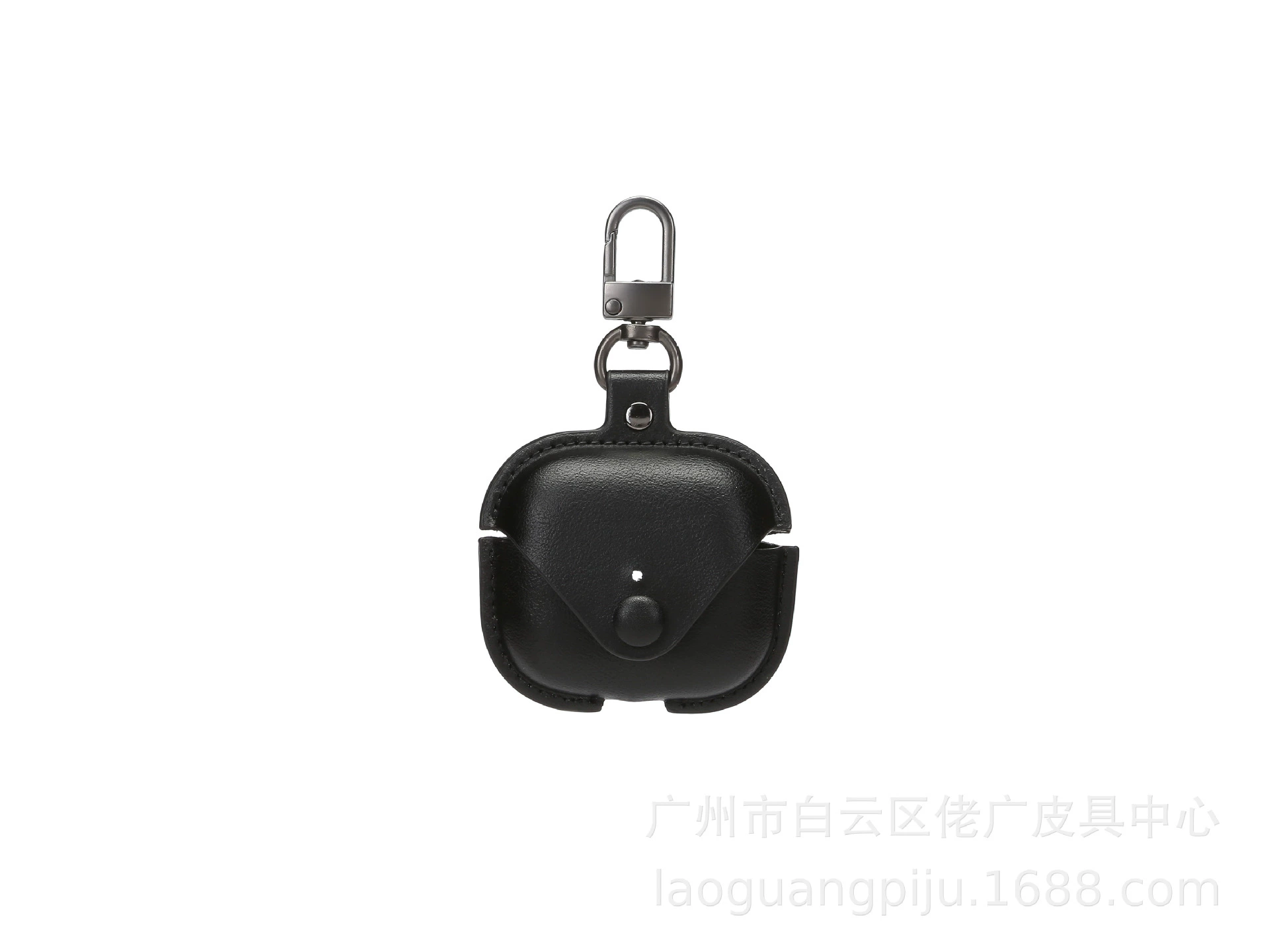 Защитный чехол из ПУ кожи (AirPods) совместим с AirPods 1/2/3/Pro/Pro2/Pro3/4, брелок-ключница