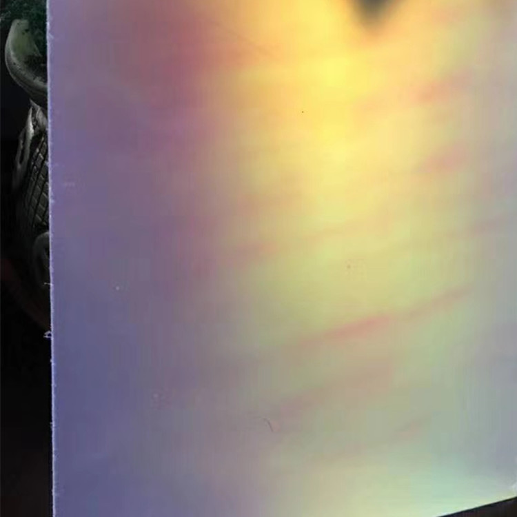 上海豪威供应亚克力彩虹板 有机玻璃七彩板 彩虹有机玻璃盒子制品