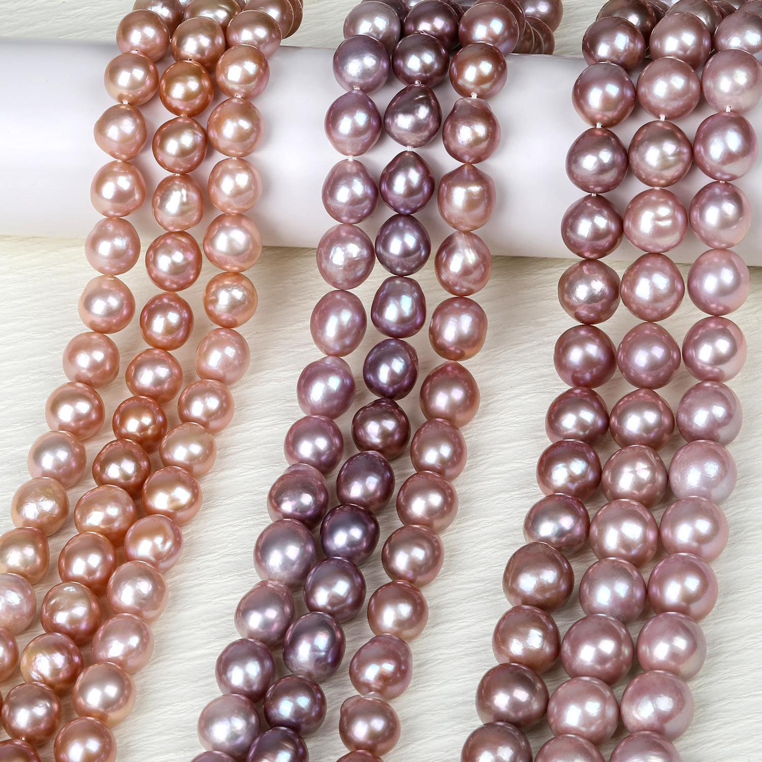 Bulk 9-11mm Edison Necklace Natural Freshwater Pearl Loose Beads Wholesale DIY Jewelry Accessories