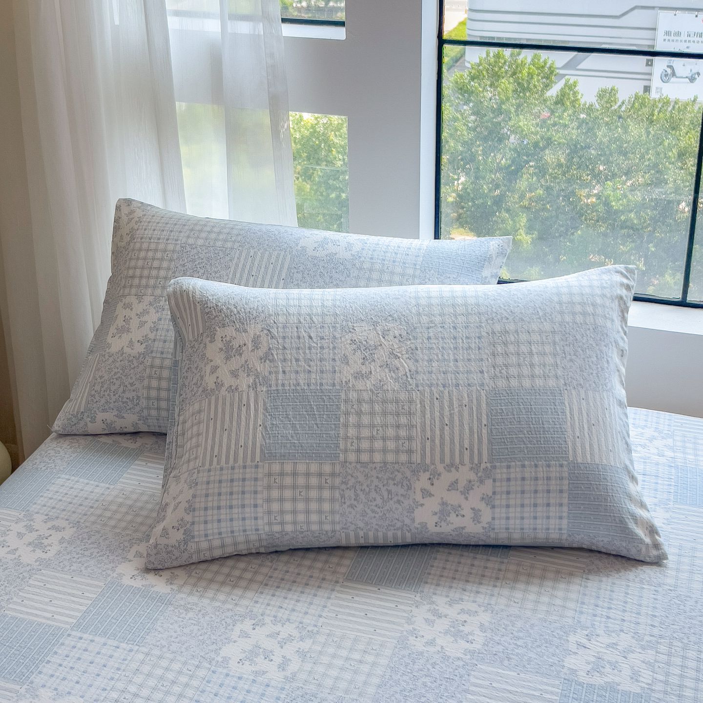 2025 nuevo conjunto de cuatro piezas de cama de doble hilo, sábanas de cama de dormitorio de tres piezas de cama