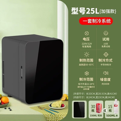 for one person – Soyuducular - model-25l-single-core-upgraded-version-black-and-gray-glass-suitable-for-both-car-and-home-use