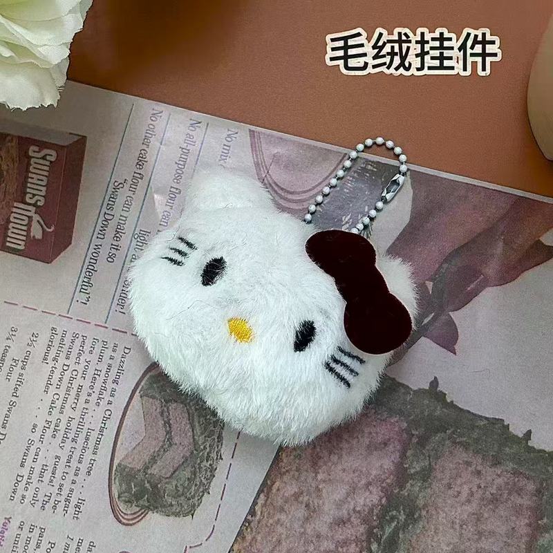 创意卡通毛绒公仔猫咪钥匙扣挂件小礼品地推做活动包包挂饰配饰女|undefined