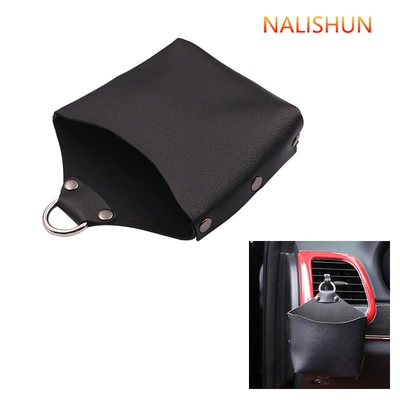 in the Car, Car storage bag/box - air-outlet-storage-bag-black