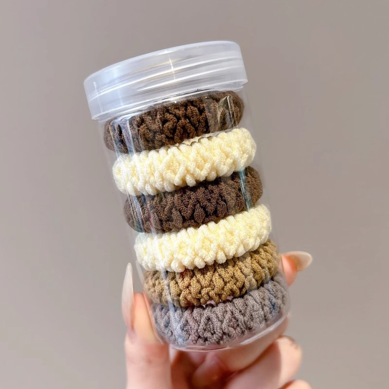 Toalla coreana anillo de cabello de mujer alta elástica correa de correa durable cabello de cabello de adultos de cola de caballo alta cabello de cabello de cabello