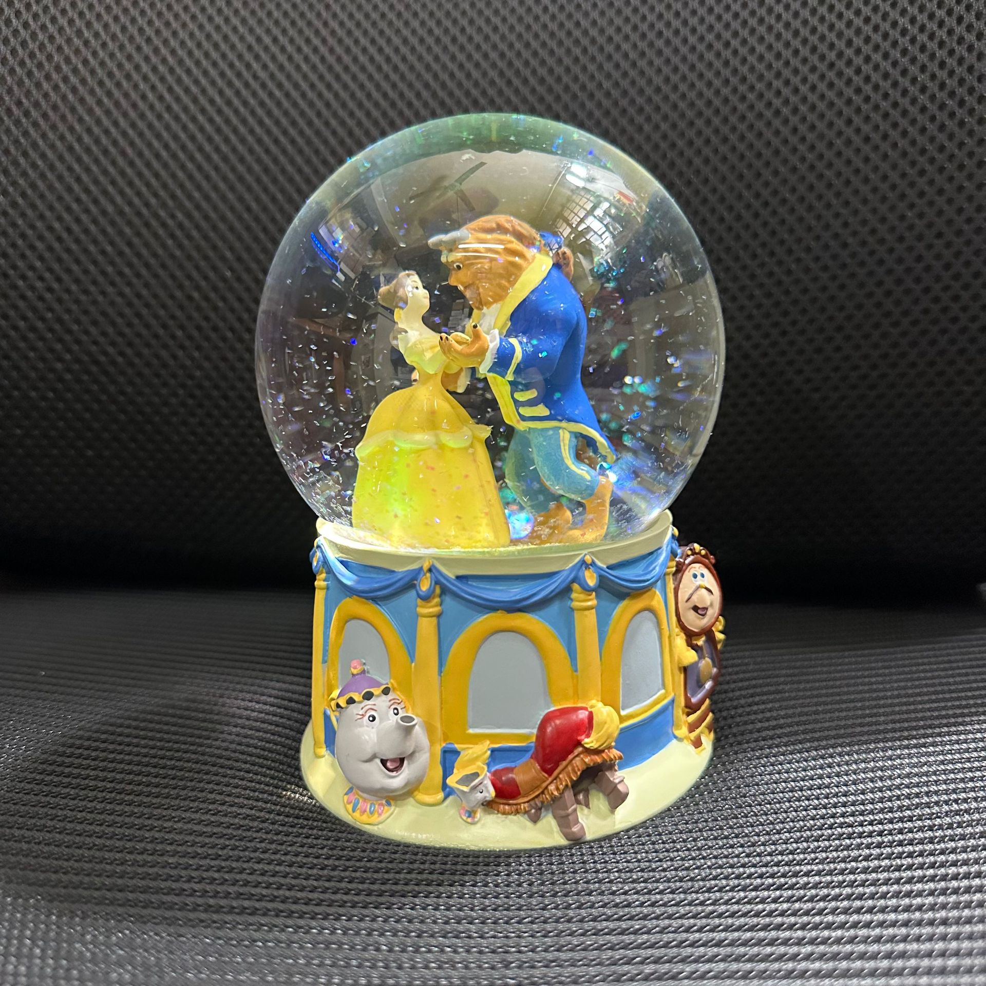 Bola bola de cristal de agua adornos de juguete bola de cristal adornos de dibujos animados para niños decoraciones de regalo de cumpleaños
