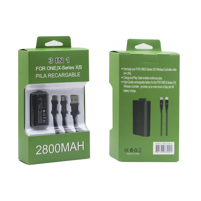 Suitable for XBOX ONE Wireless Handle Battery suit Series S X Handle 3 in 1 Battery Charging Cable