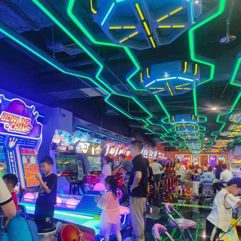 lámparas de barra de empalme gimnasio LED lámparas de oficina juegos sala de exposiciones de deportes electrónicos centro comercial supermercado lámparas de barra comerciales