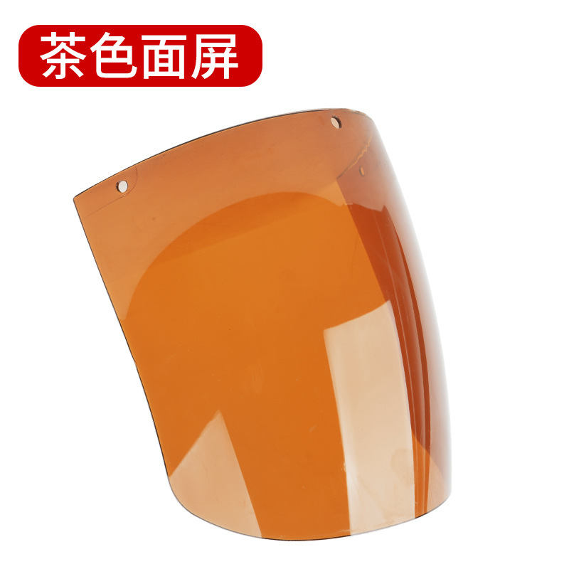 máscara de soldadura eléctrica tipo casco de seguridad protector de cara completa montado en la cabeza tipo aislamiento térmico anti-asqueado pantalla de cara cortar y pulir máscara de soldador