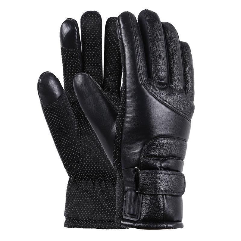 Banco de la energía calefacción guantes USB calefacción motocicleta coche eléctrico invierno montar a prueba de viento caliente transfronteriza Amazon