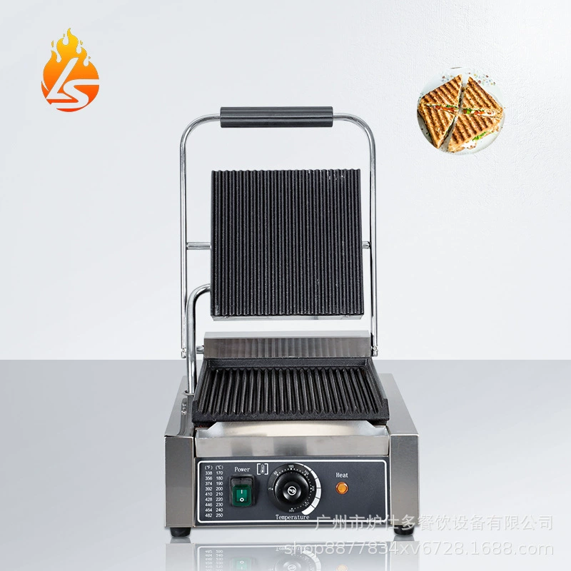 Коммерческая гриль-плита для стейков, свиных отбивных и сэндвичей с односторонней и двусторонней поверхностью.
