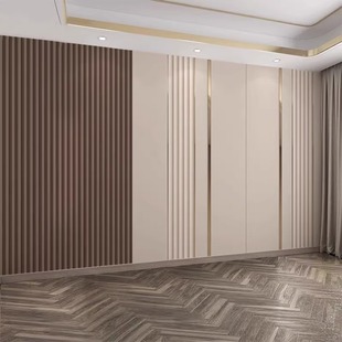 Modern Simple Grille Wall Covering Tv Background Wall Wallpaper Living Room Sofa Bedroom Mural 3D Stereo Film and Television Wall Covering