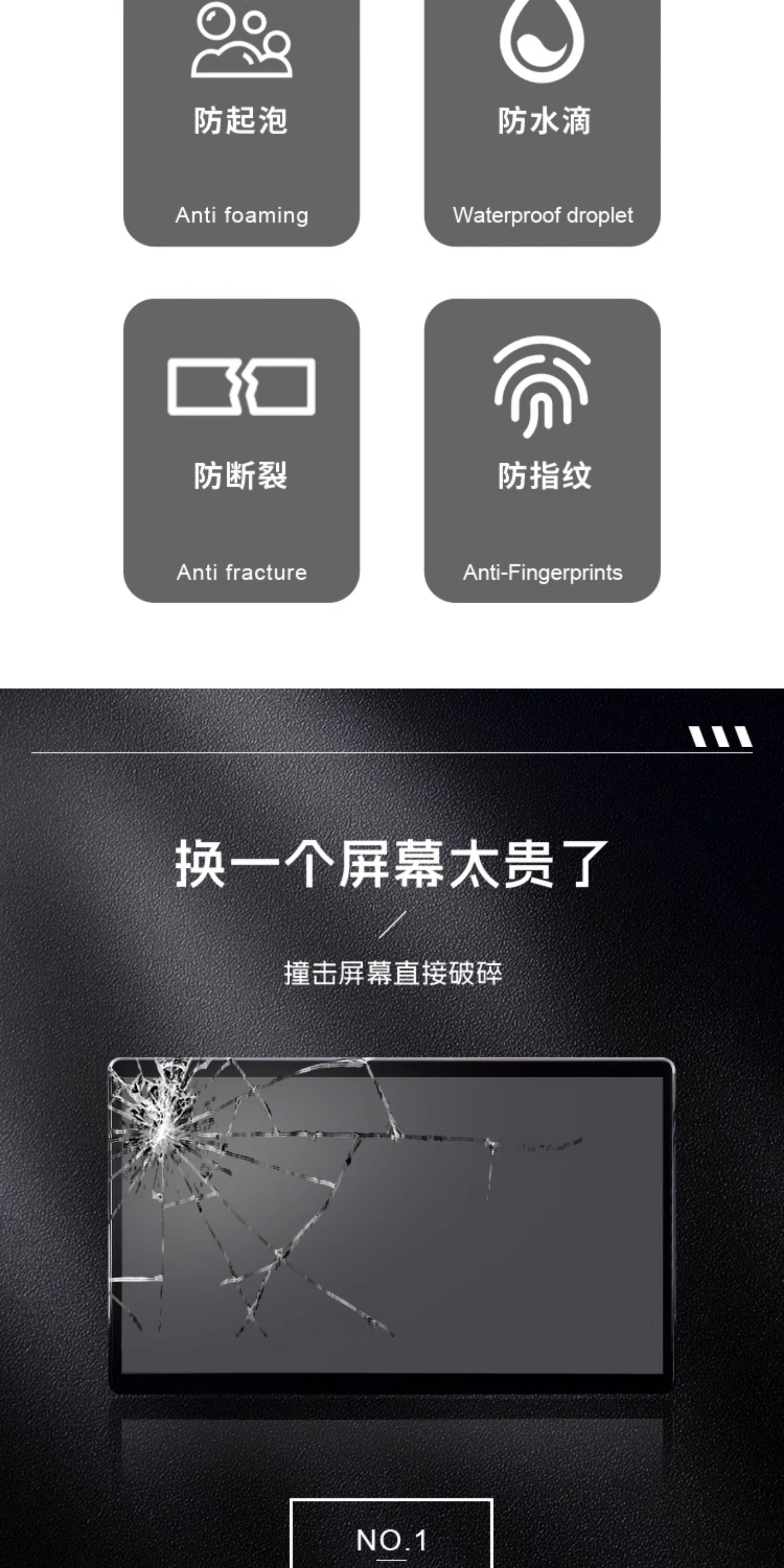 26 types of tempered glass screen protectors for the BYD Han DMI, including center console and navigation screen protectors, as well as interior accessories for EV vehicles