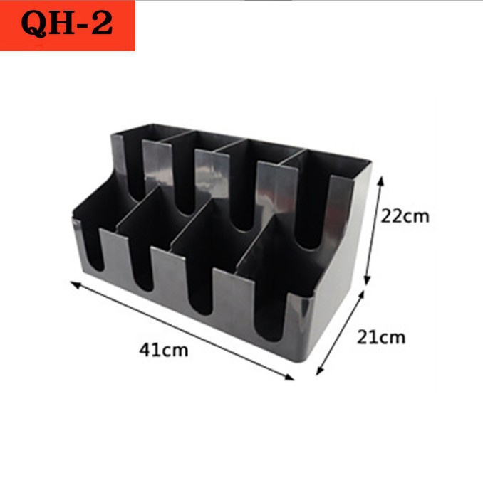 Milk tea shop paper cup holder multi-functional bar storage box cup dispenser coffee shop storage box cup lid paper towel storage rack