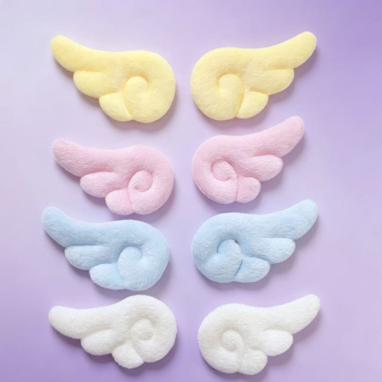 Double-Sided Plush Angel Wings DIY Hats Socks Clothing Toys Decoration Materials DIY Accessories