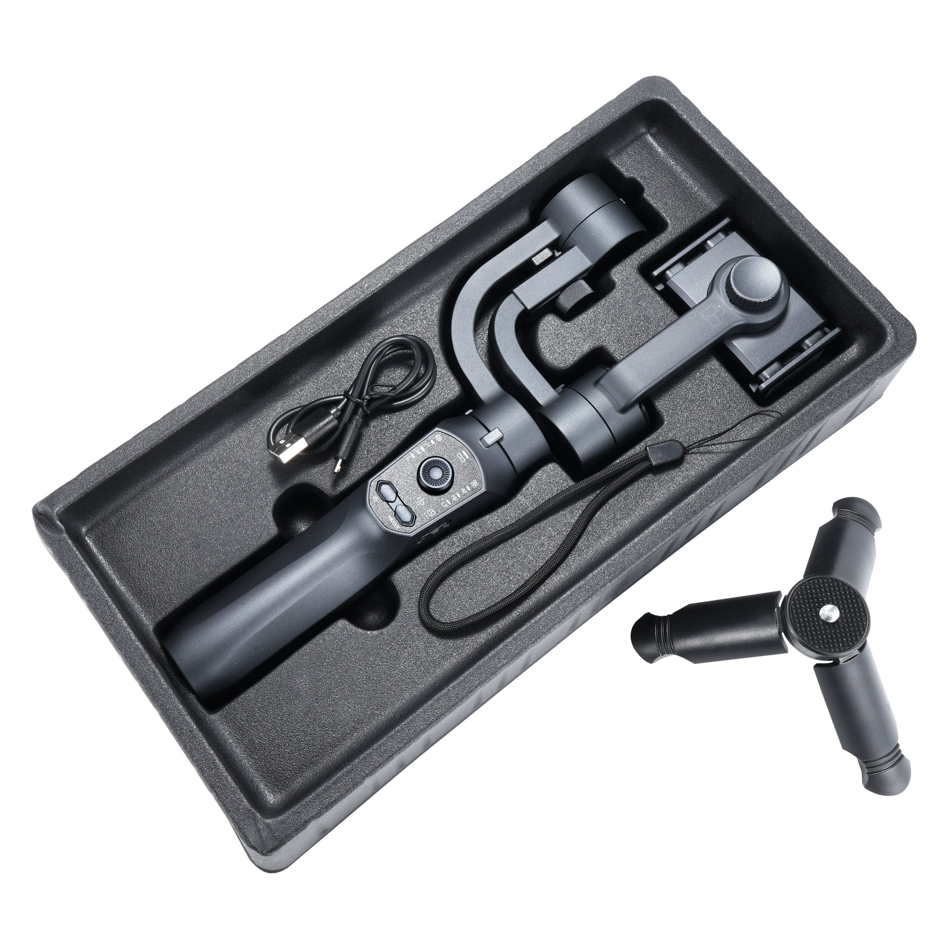 Новый ручной стабилизатор для смартфона F10 Pro с тремя осями, защита от тряски для прямых трансляций и видеоблогов.