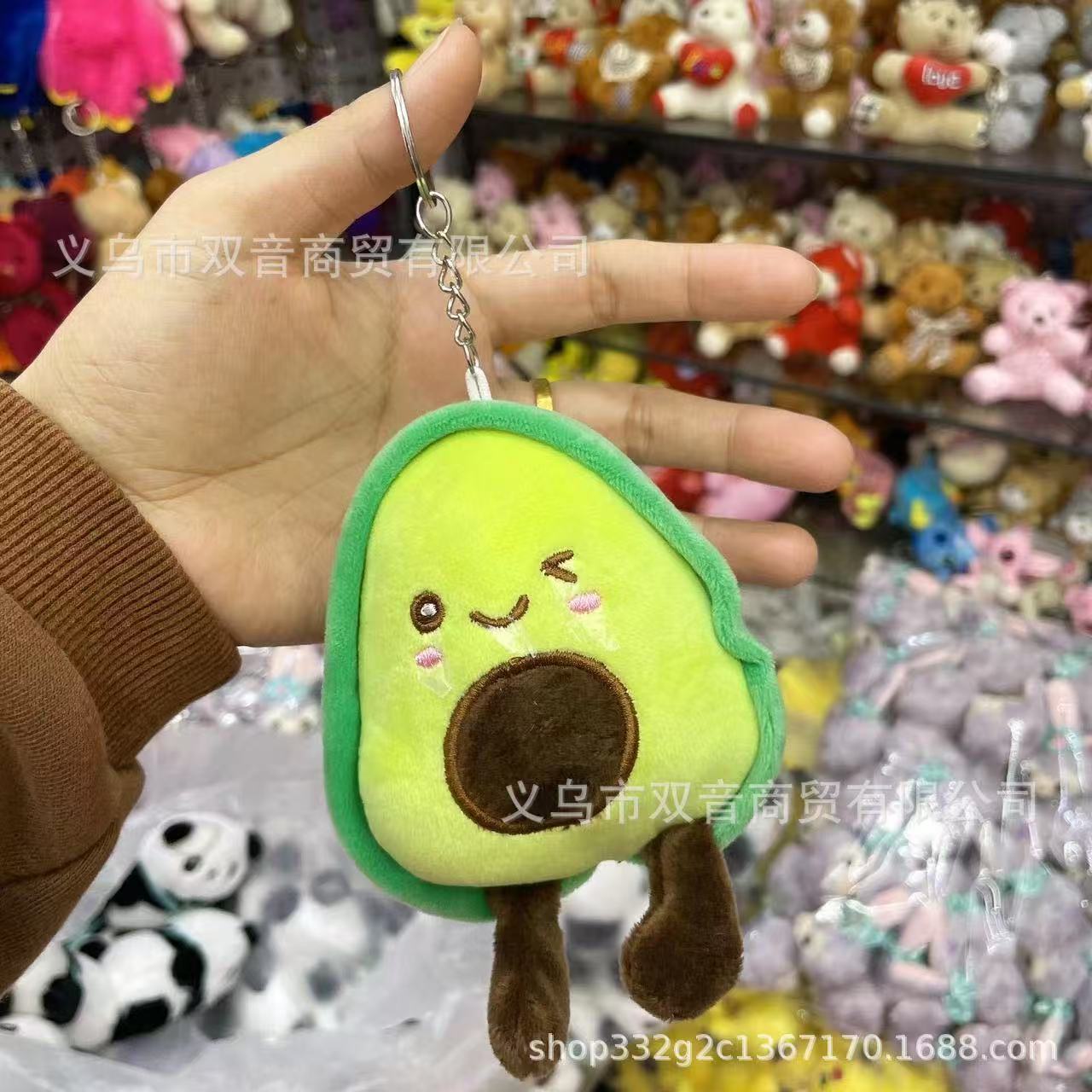 Muñeca creativa Panda raqueta anillo pulsera niños muñeca de peluche juguete bicicleta accesorios boda regalo de mano