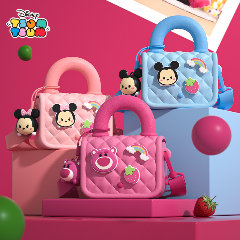Bolsa de almacenamiento digital portátil suelta para niños bolso de hombro impermeable encantador diseño original fresco mochila image 3