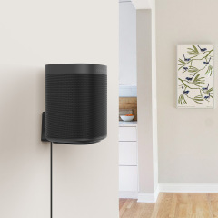 Monzlteck Sonos One SLスピーカー壁挂けブラケットメタルラックブラック
