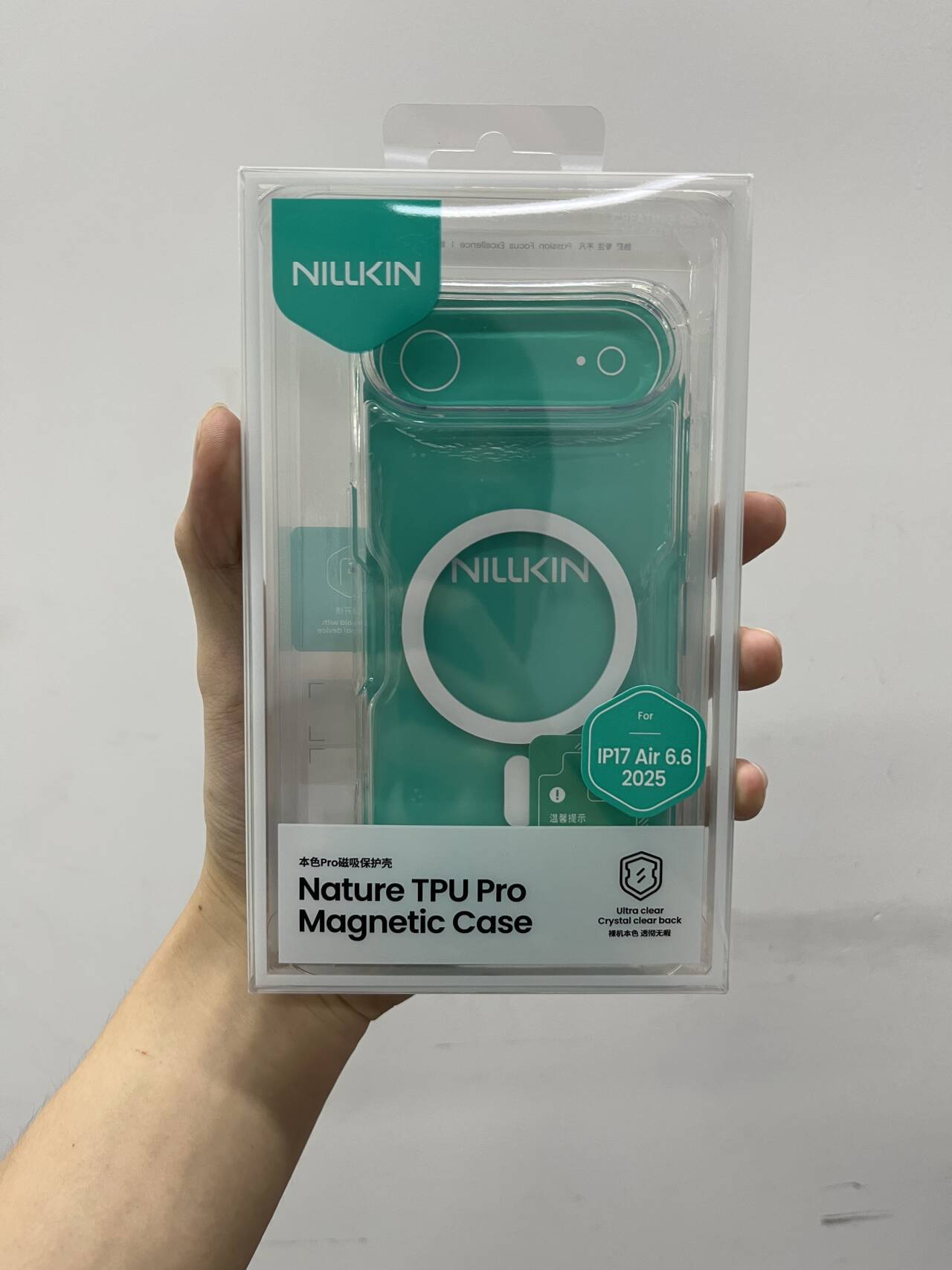 Ốp lưng trong suốt Nillkin cho iPhone 17 Pro Max có từ tính MagSafe — Apple IPHONE17 màu trắng, Apple IPHONE AIR màu trắng, Apple IPHONE17 PRO màu trắng, Apple IPHONE17 PRO MAX màu trắng chi tiết 17