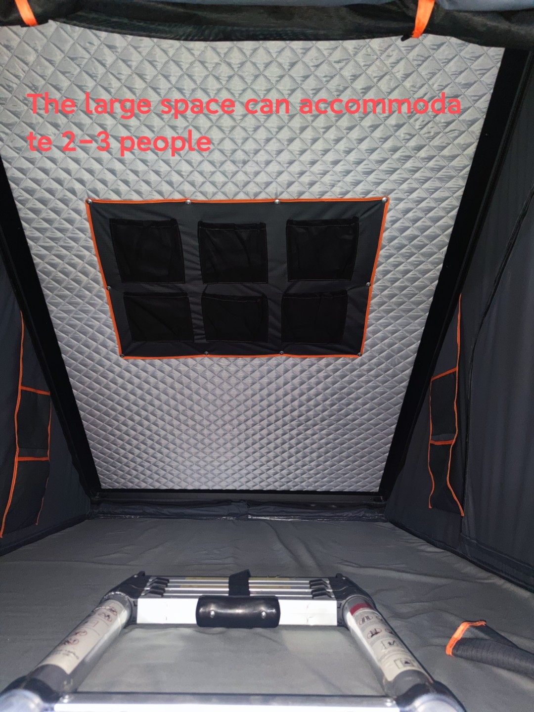 Cross-Border Hot Selling Outdoor Roof Tent Car Travel Aluminum Alloy Car Tent Camping Overnight Travel Portable