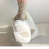 Demi-season comfortable footwear indoor for pregnant, slippers, double strap, wholesale