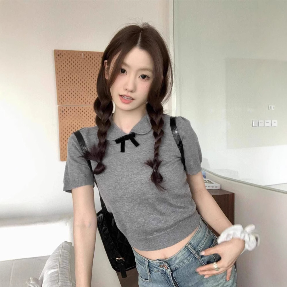 Cute doll with bow