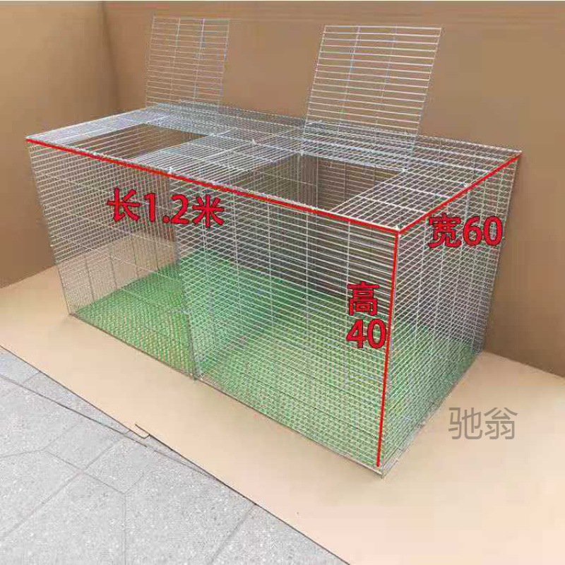 Encrypted, bold, galvanized iron wire cage for chickens, pigeons, rabbits, birds, transport cage, breeding cage, rutin chicken, chicken.