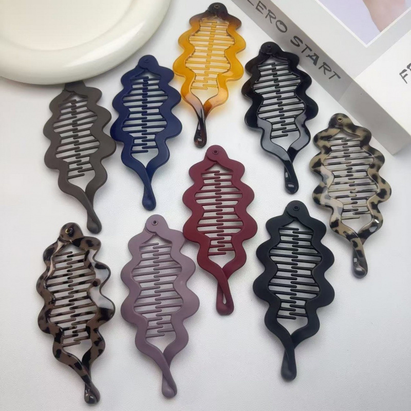 Hair Clip for Women with a High-End Feel, 2025 New Large Size for Thick Hair, Elegant Oval Matte Hairpin, Bun Hairpin, Straight Hair Clip