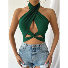 B 35182 Halter Tie Solid Color Bikini �Ҳ�ϵ����ɫ�Ȼ���