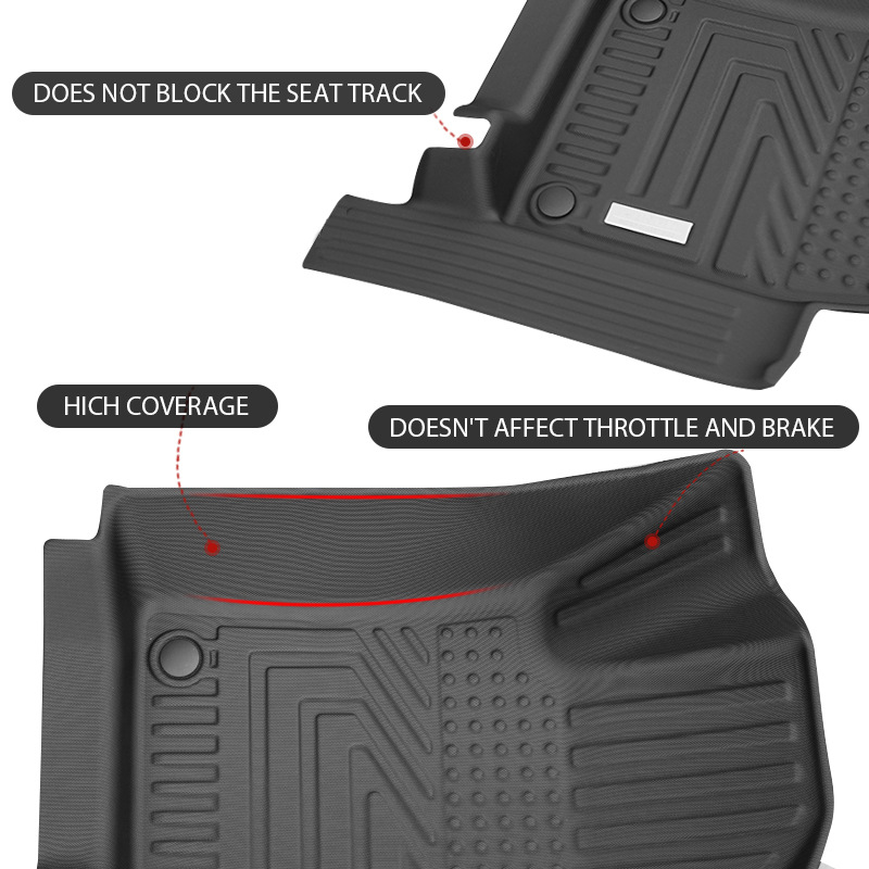 Texin Rui Tanque aplicable 500TANK Modificación del coche Alfombrilla impermeable antideslizante, resistente al desgaste, ignífugo, productos de alfombrilla TPE