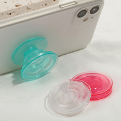 圓形凹槽氣囊手機支架 手機桌面伸縮支架DIY支架氣墊多色可選可定