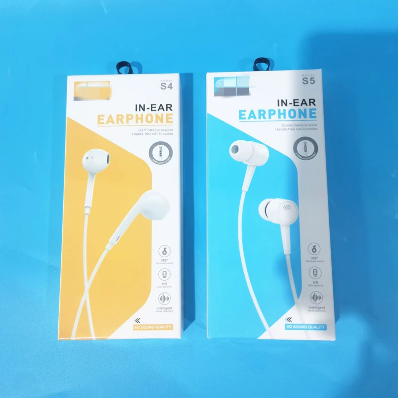 Басовые проводные наушники-вкладыши с проводным управлением для смартфонов Android, изысканная упаковка наушников в наличии, партия