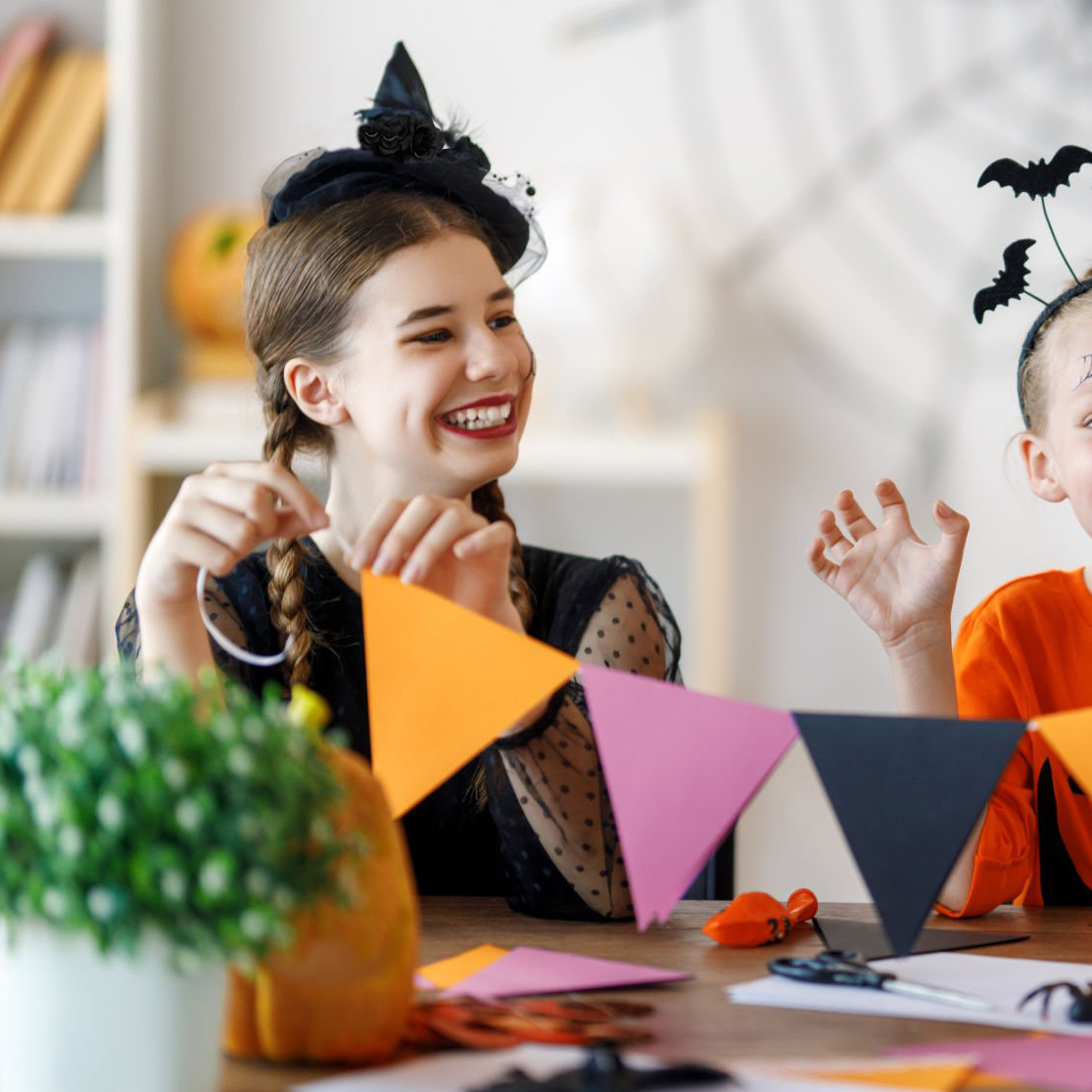 Transfronterizo Halloween encaje banda de cabello retrógrada francesa gran sombrero de bruja Halloween fantasma banda de fiesta vestido