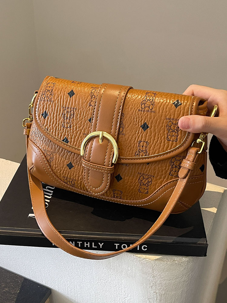 Bolso de mujer, bolso de hombro informal de otoño, bolso cuadrado pequeño de moda, bolso de hombro sencillo para ir al trabajo, nuevo bolso de hombro ancho para mujer.