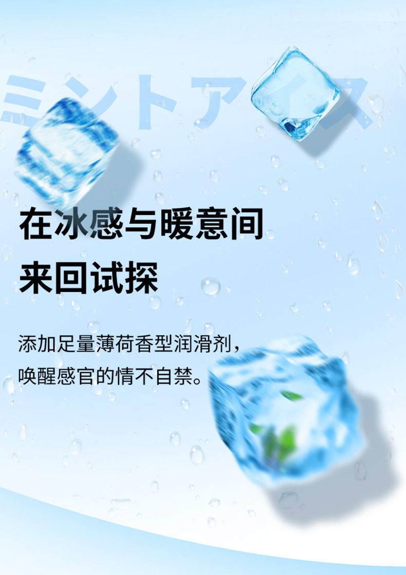Okamoto Ice Capsules Condoms 3-Pack, Ultra-Thin Rubber, Medium, Transparent — detail image 14