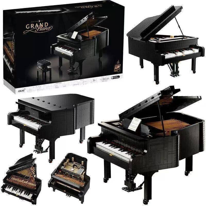 Uşaqlar üçün musiqi alətli konstruktor, pianino formalı yığılan dəst