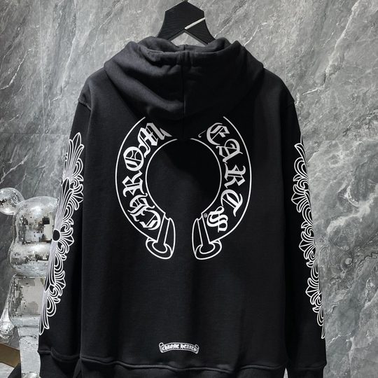 New Cross-border Correct Chrome Heart Crowe Classic Sweatshirt Zip Hoodie Hoodie Hooded Jacket