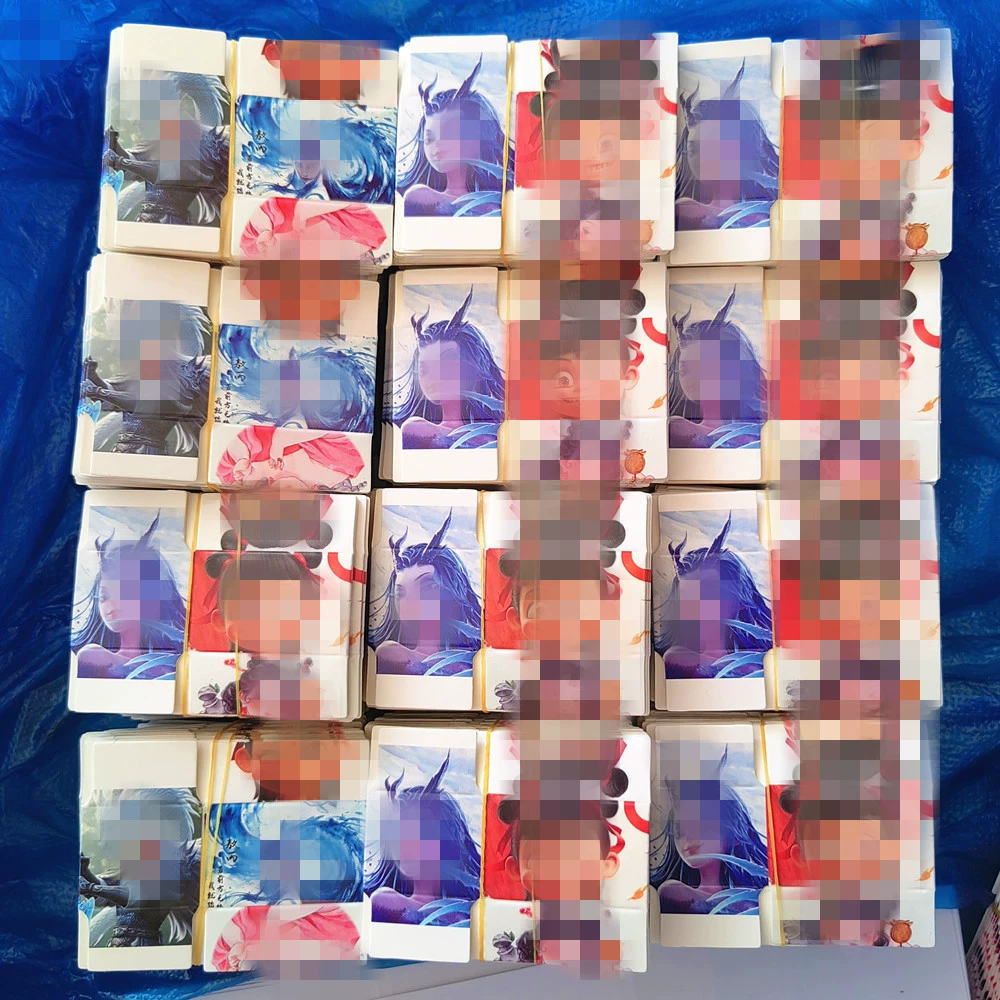 Миниатюрная бумажная коробка Nezha, миниатюрная еда из смолы, игрушка, экспресс-коробка, кукла, слепой бокс, экспресс-подарок, картонная упаковка