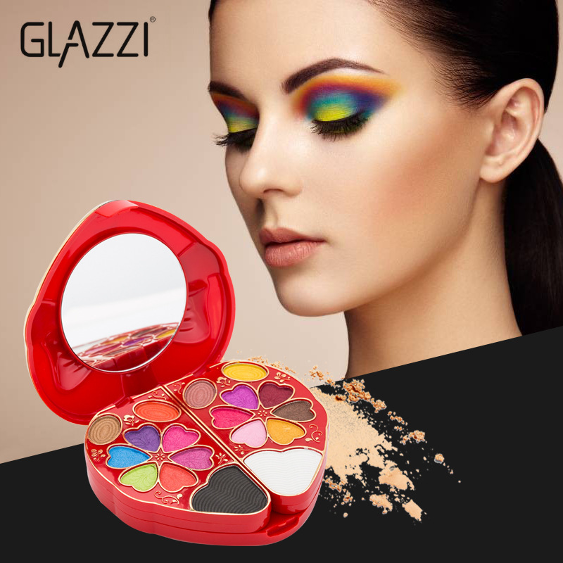 Gazzi ojo sombra combinación maquillaje placa pearlescente mate ojo sombra caja belleza traje venta al por mayor entrega de una sola pieza