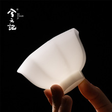 羊脂玉瓷主人杯陶瓷功夫茶杯单杯茶盏个人专用喝茶品茗杯