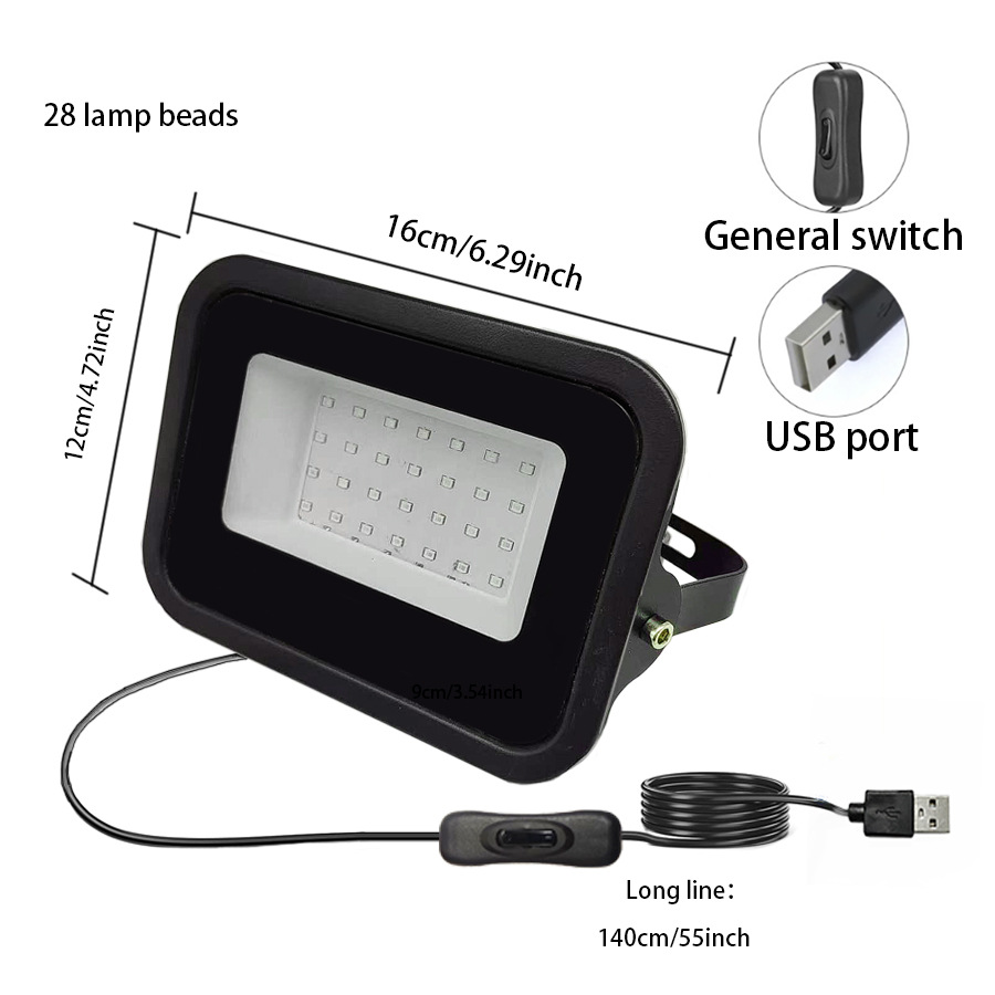 15W USB 보라색 빛 큰 사과