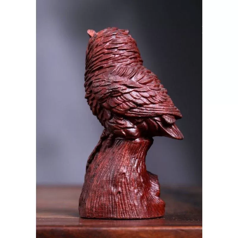 Table handle rosewood, pen, creative arm jewelry, pendant walnut, decorations, owl