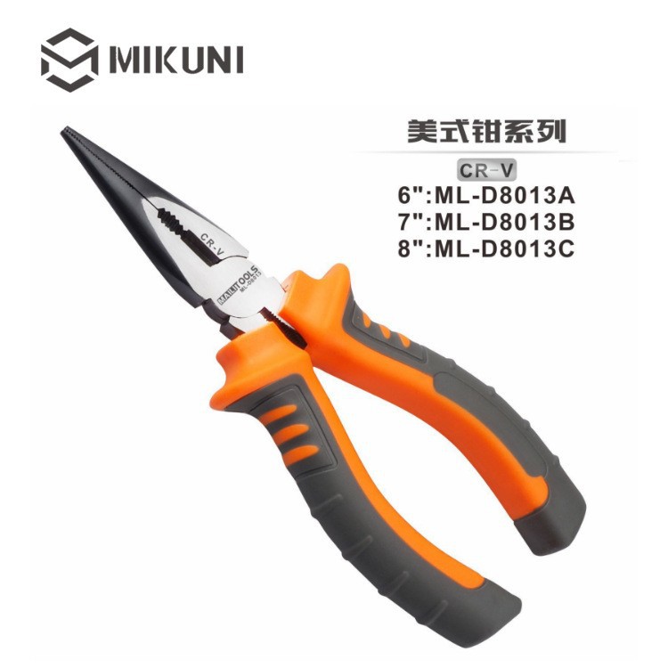 Alicates de alambre de ahorro de trabajo Alicates de punta afilada diagonales alicates de corte superior fuerte alicates de cable alicates de nogal alicates de alambre alicates de pesca