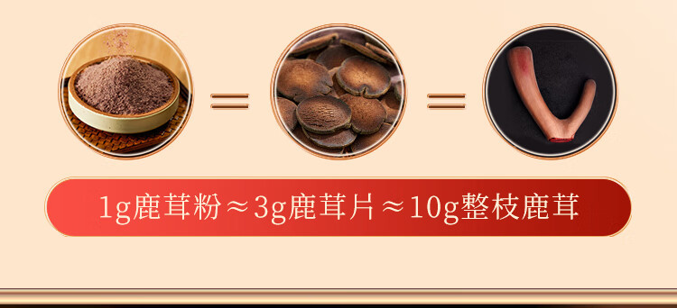 Deer Antler Velvet Powder 60g Gift Box Lu Rong Fen Traditional TCM Tonic quality and texture