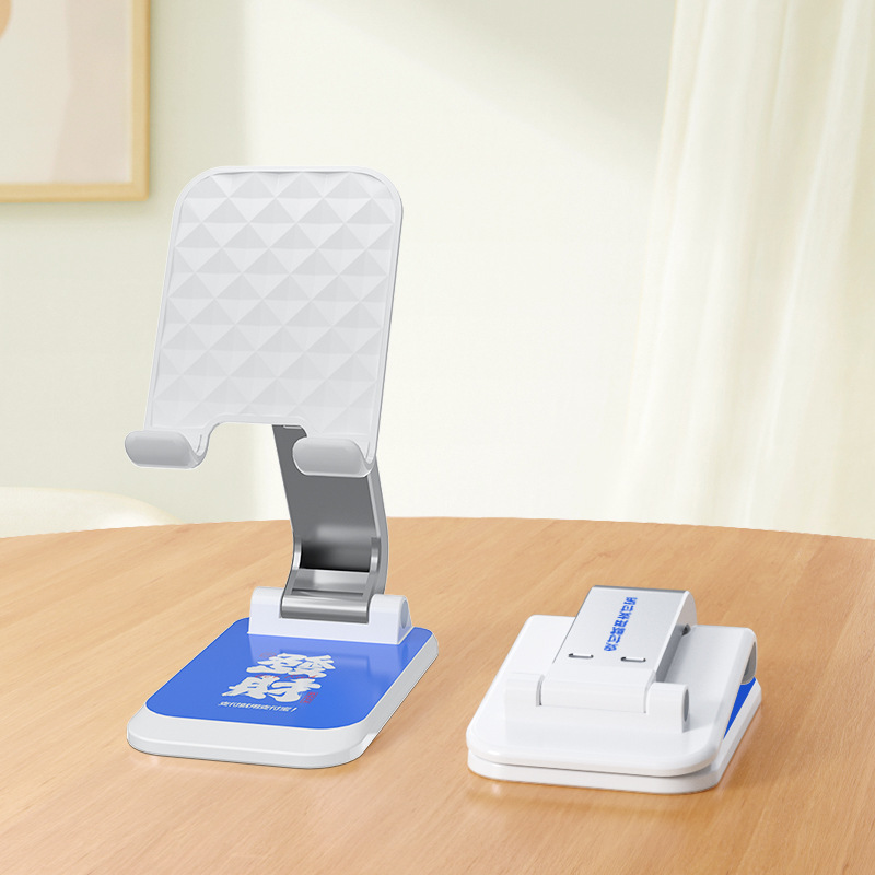 【Z】Foldable and Adjustable Phone Stand for Desktop, Portable Multifunctional Foldable Storage Model for Watching Shows and Live Streaming