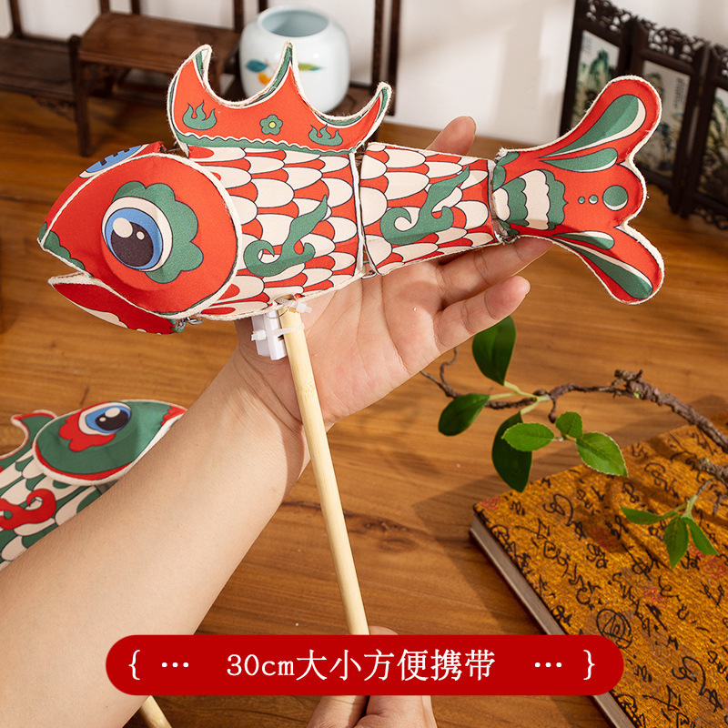 30cm Finished Hand-Held Fish Lanterns for New Year, New Year's Day, Mid-Autumn Festival, Tourist Attractions, Hot-Selling Fish Lanterns, Anhui Chengkan Fish Lanterns Wholesale