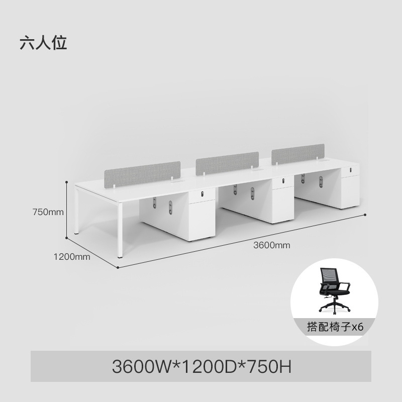 Escritorios y estaciones de trabajo – muebles de oficina modernos para 2/4/6 empleados