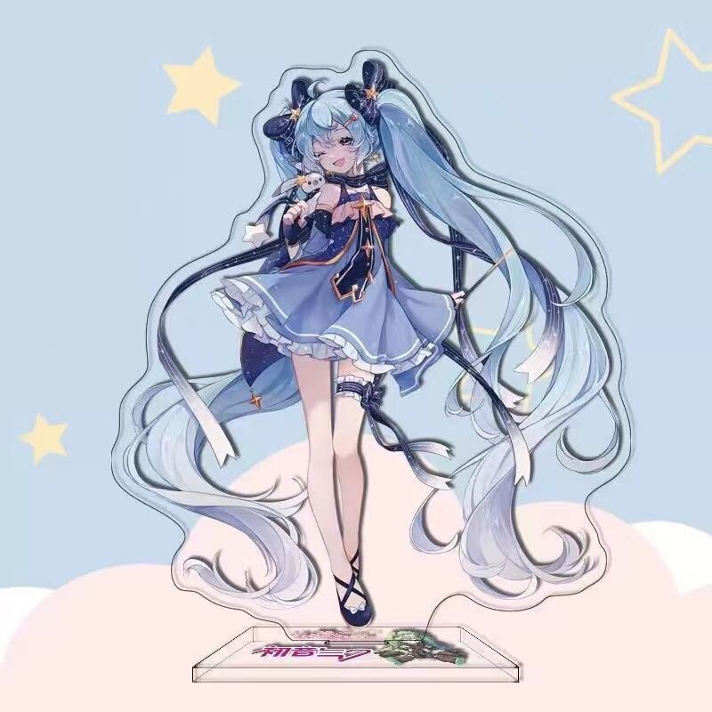 初音ミク スタンド 周辺機器 かわいい殿下初音 スタンド オーナメント アニメ 二次元 ギフト 親友 10cm|undefined