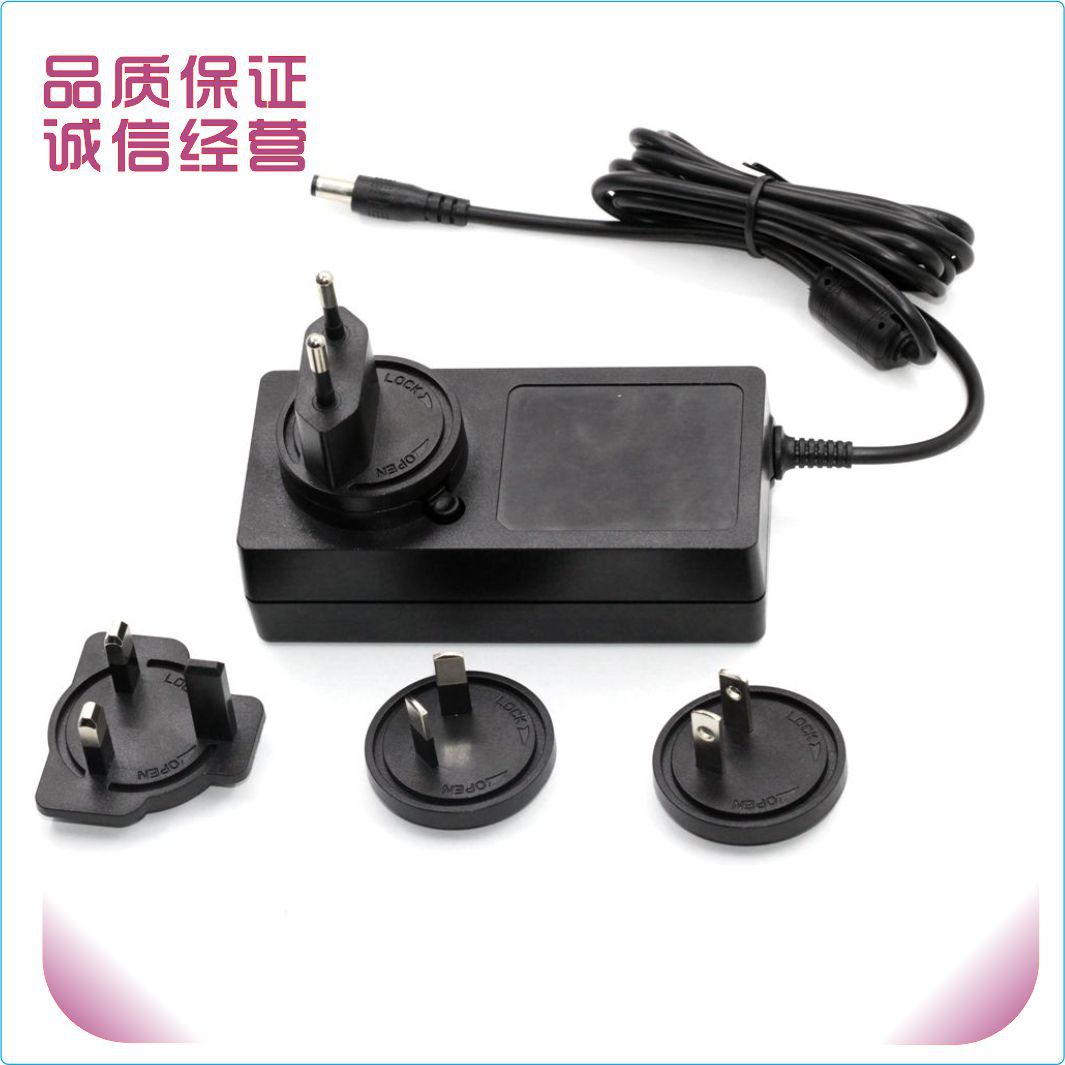 6V5A转换头插墙65W CE电源适配器65W广告机国标欧标3C美国