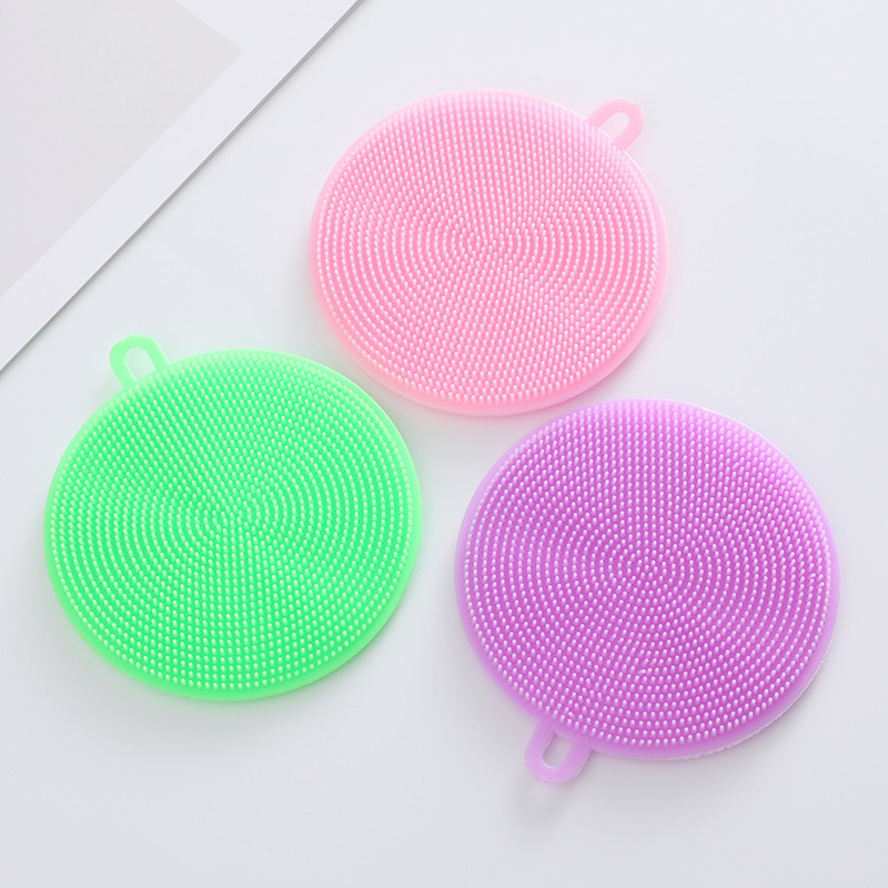 Silicone Dishwashing Cloth, Non-Stick Oil Kitchen Special Pot Washing Brush, Dishwashing Artifact, Cleaning Brush, Scouring Pad, Dishwashing Brush, Rag